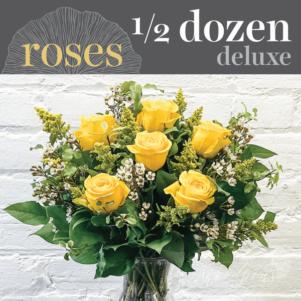 Yellow Roses - Half Dozen (Deluxe)