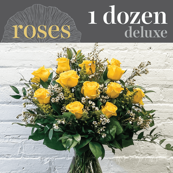 Yellow Roses - Dozen (Deluxe)