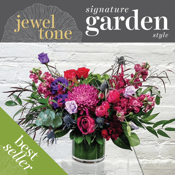 Garden Style, Jewel Tone - Floral Arrangement (Standard)