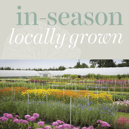 Locally Grown - Seasonally Available Flowers in Ontario