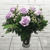 Purple Roses - Half Dozen (Deluxe)