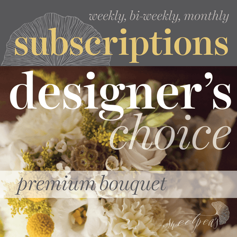 Floral Subscriptions - Designer's Choice Bouquet (Premium)