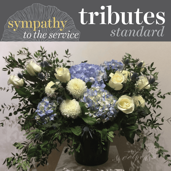 Sympathy - Standard Tribute (Blue & White)