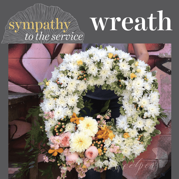 Sympathy - Wreath (White)