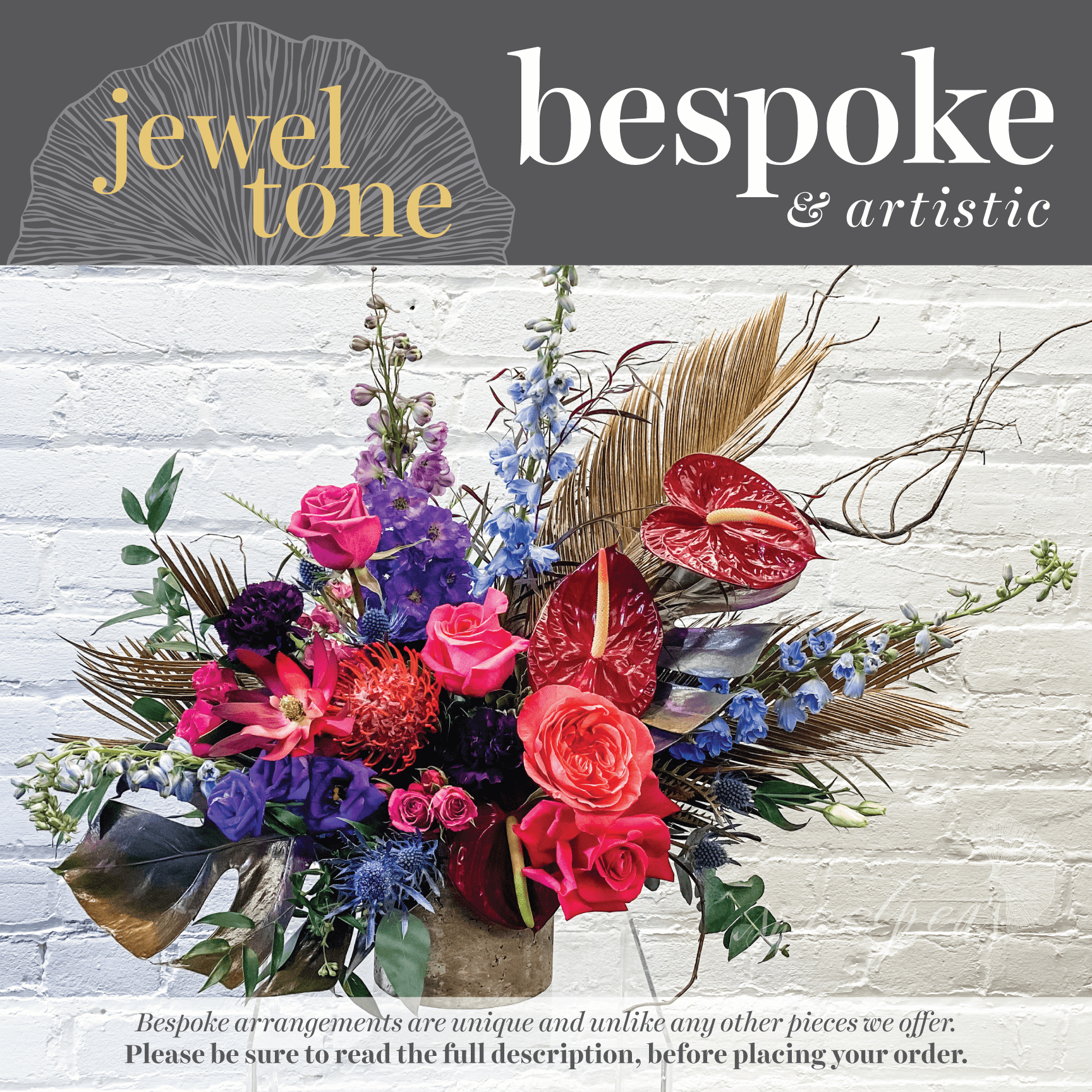 Toronto Flower Delivery - Premium, Bespoke Jewel Tone Floral