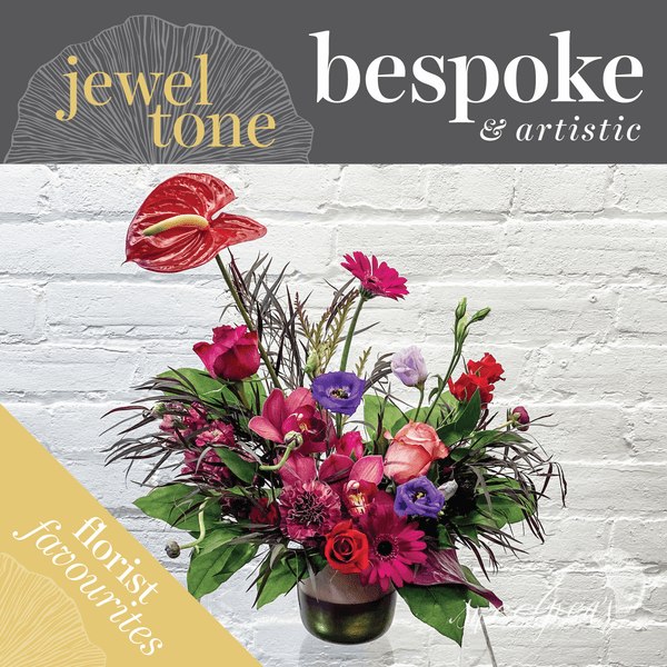 Bespoke & Artistic, Jewel Tone - Floral Arrangement (Standard)