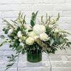 Garden Style, White - Floral Arrangement (Premium)